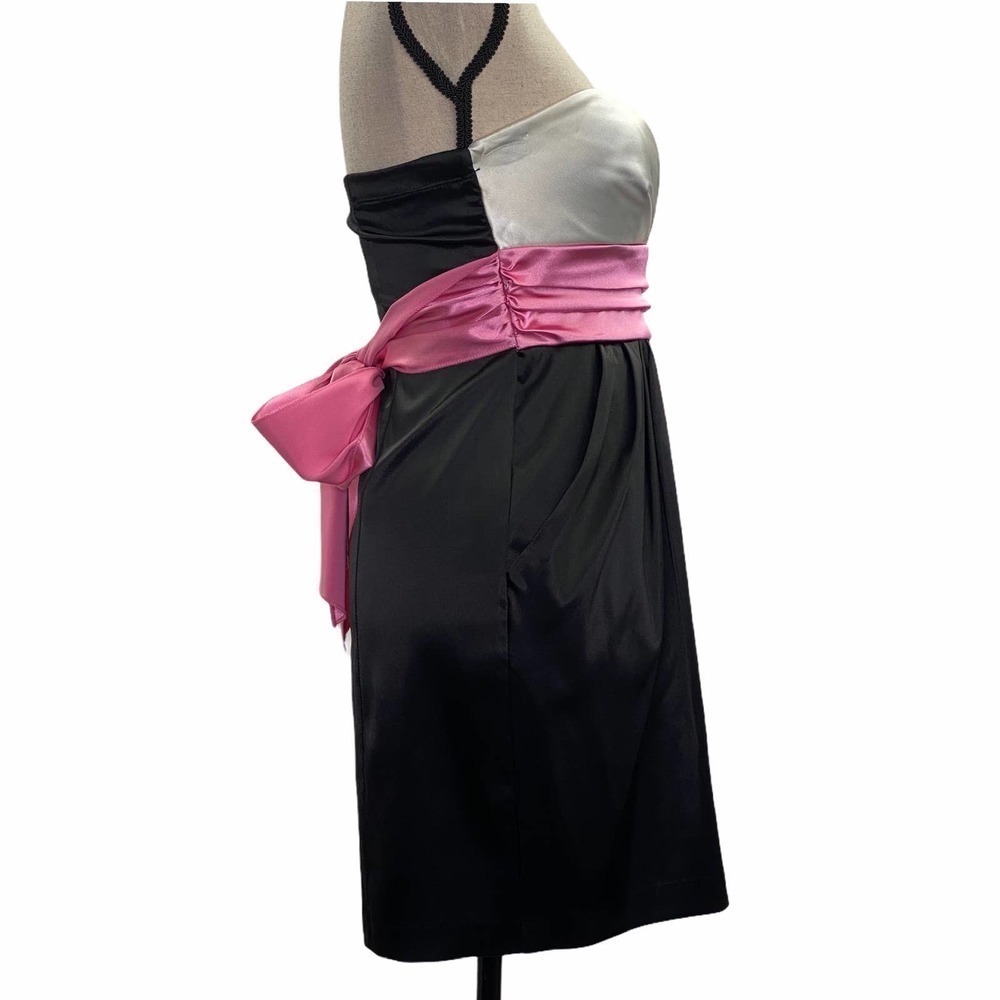 RUBY Rox Colorblock Strapless Mini Dress Size 3 - Picture 7 of 11